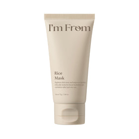 I'm From Rice Mask demonstrates gentle exfoliation for smoother skin.