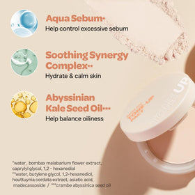 I'M MEME Compact Aqua Sebum formula balancing moisture and oil
