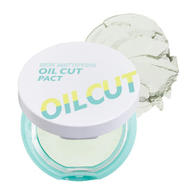 I'M MEME Oil Cut Pact compact packaging shown for on-the-go oil control