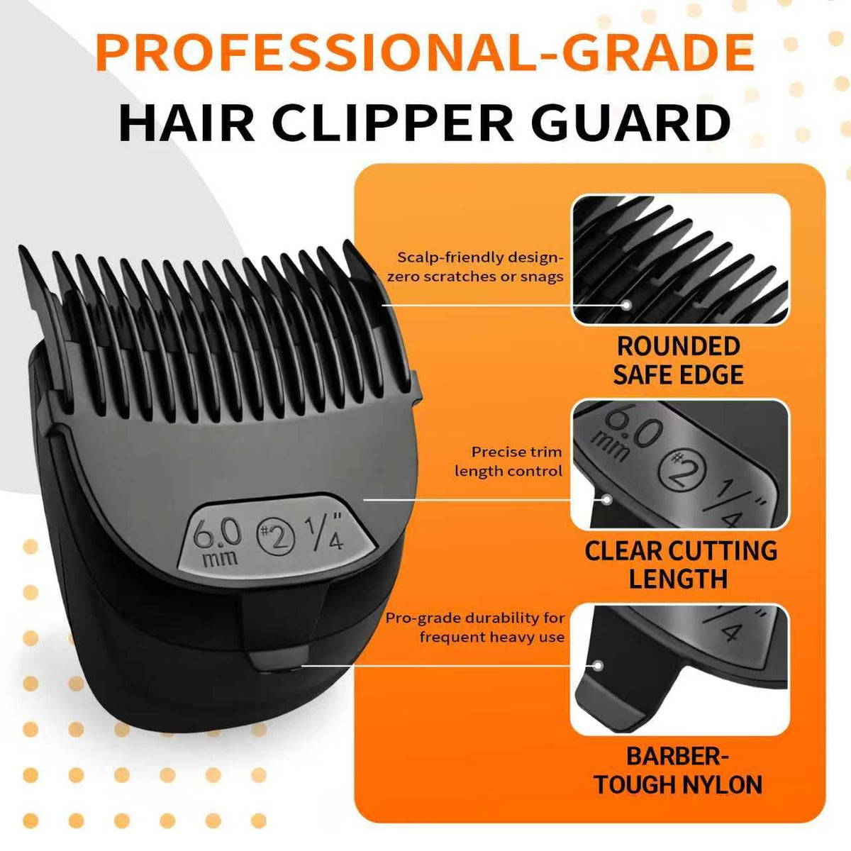 YAZIYIR precision-length guards for consistent hair and beard grooming.