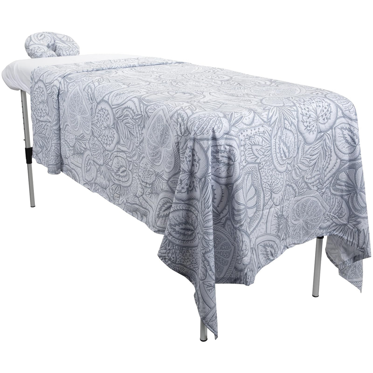 ForPro Premium Designer Microfiber 3-Piece Massage Sheet Set – Island Tranquility, Ultra-Light, Wrinkle & Stain-Resistant