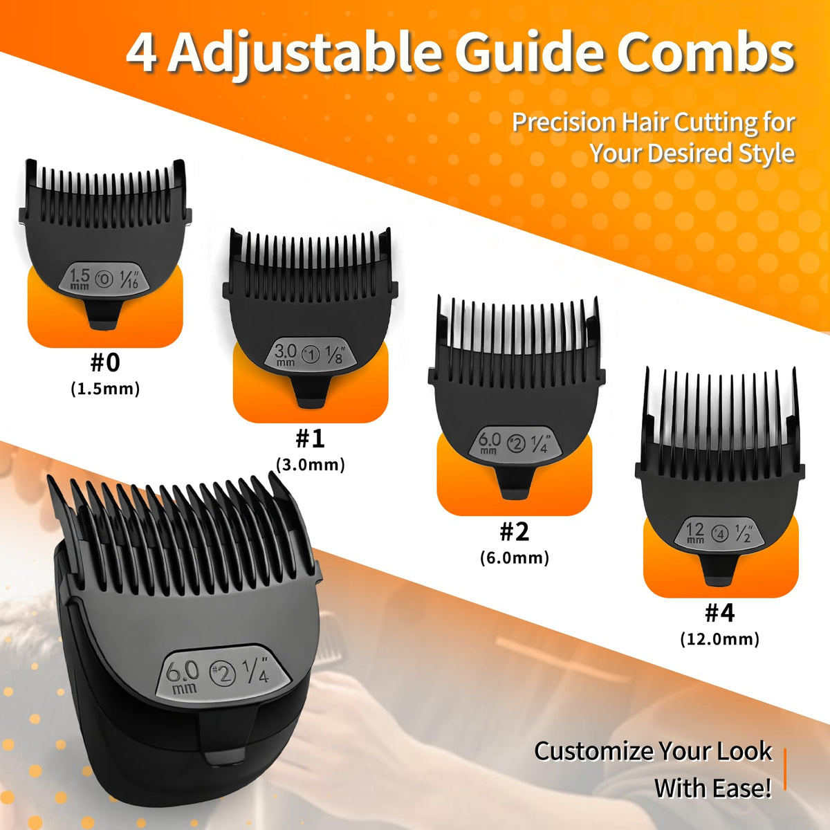 YAZIYIR Remington Shortcut compatibility guard set fits HC4240 HC4250 HC4300.