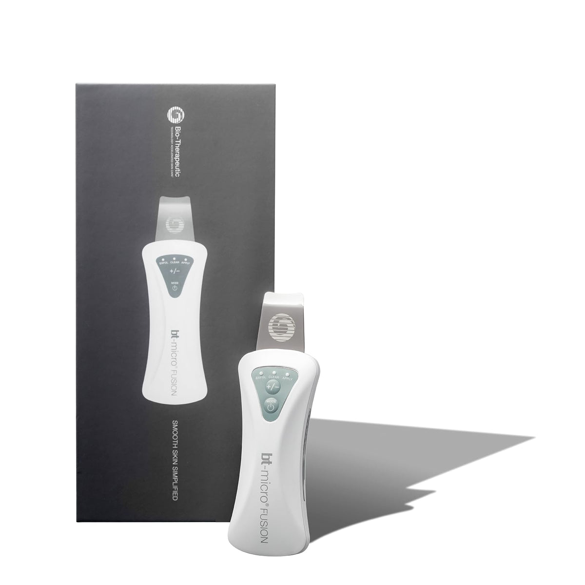 Bio-Therapeutic BT-Micro Fusion Ultrasonic Skin Exfoliation Tool – Deep Cleansing, Blackhead Extraction, 3 Modes, Rechargeable