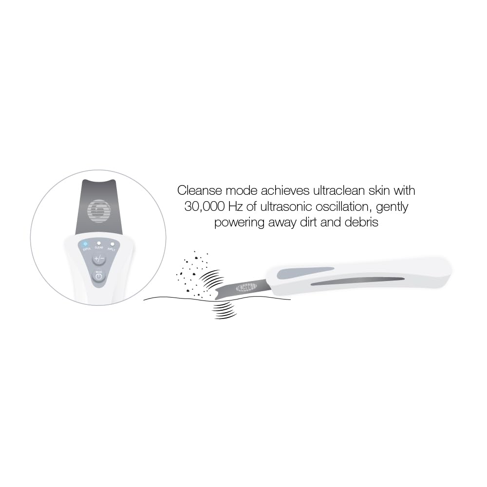 Bio-Therapeutic BT-Micro Fusion Ultrasonic Skin Exfoliation Tool – Deep Cleansing, Blackhead Extraction, 3 Modes, Rechargeable