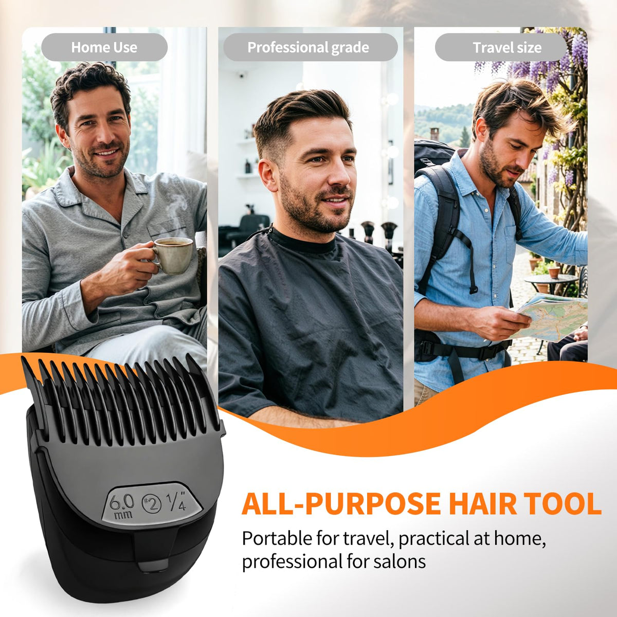 YAZIYIR easy-clean guards help you maintain neat trims with less effort.