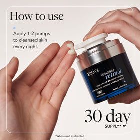 IMAGE Skincare AGELESS+ ingredients label close-up featuring kojic acid and niacinamide