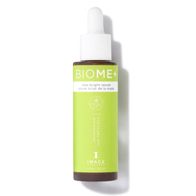 IMAGE Skincare BIOME+ Dew Bright Serum bottle delivering radiant hydration.