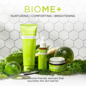 IMAGE Skincare BIOME+ Dew Bright Serum features a gentle lavender fragrance.