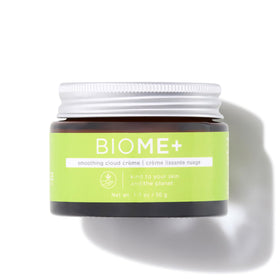 IMAGE Skincare BIOME+ Smoothing Cloud Creme in a glass jar delivering cloud-like hydration