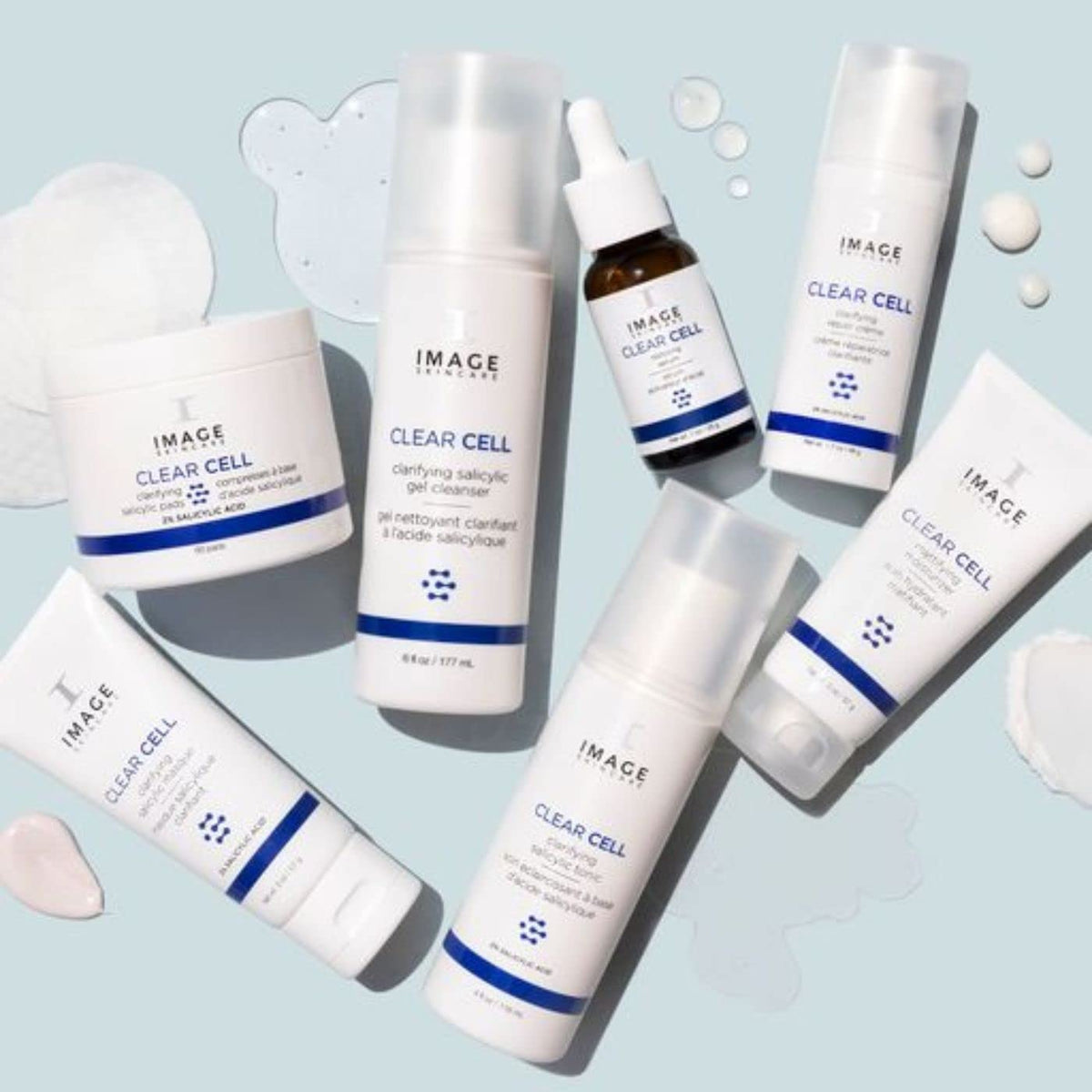 IMAGE Skincare CLEAR CELL Restoring Serum oil-control focus image supports shine reduction