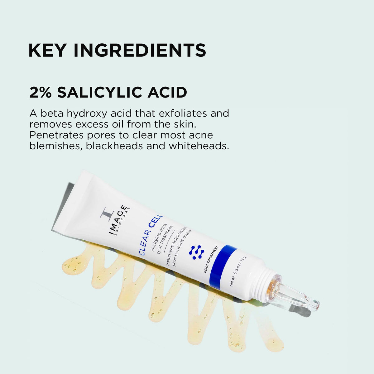 IMAGE Skincare Clear Cell blemish close-up showing targeted application