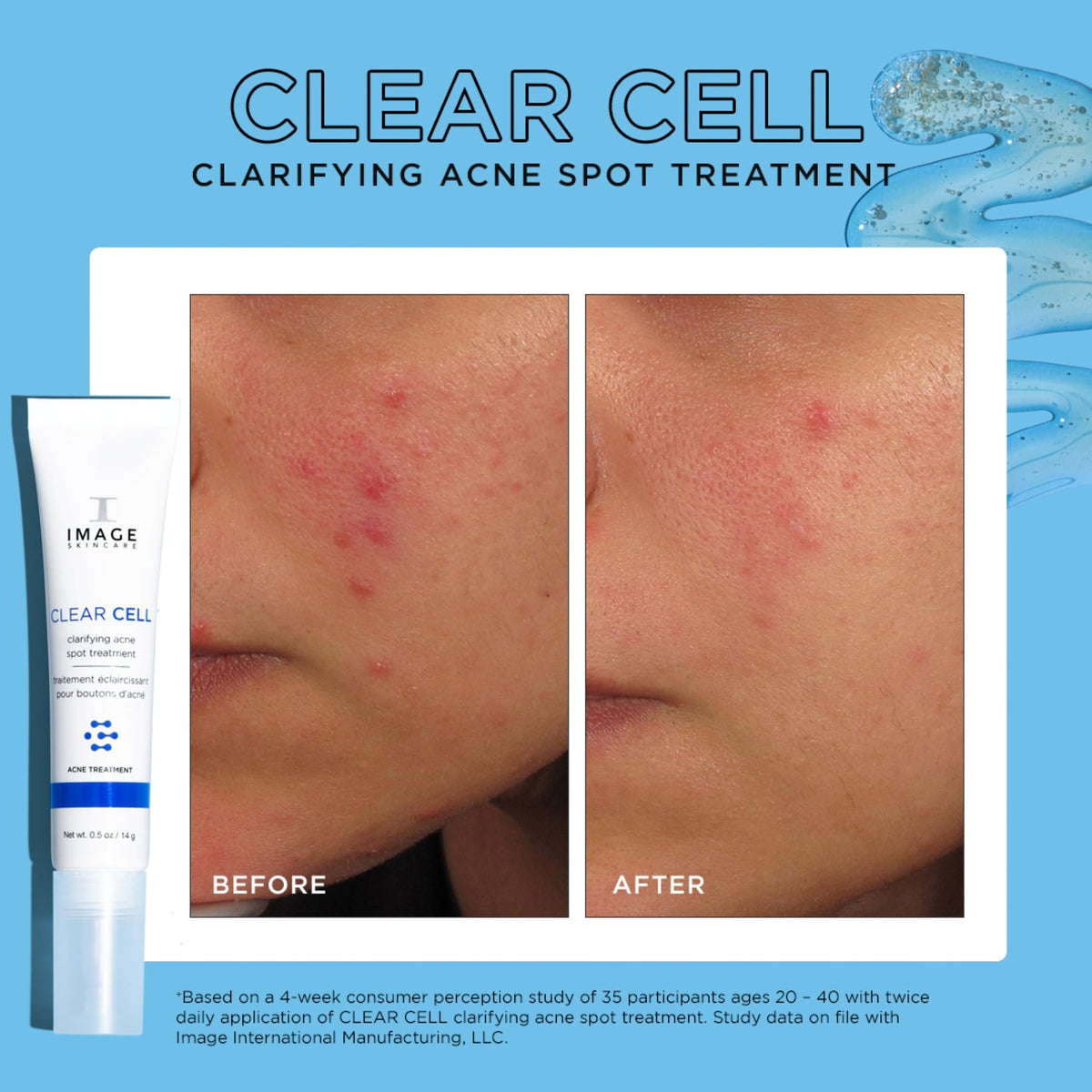 IMAGE Skincare Clear Cell texture visual for product consistency