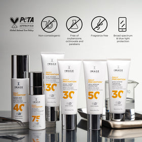 IMAGE Skincare Daily Prevention Protect & Refresh Mist packaging closeup for on-the-go protection