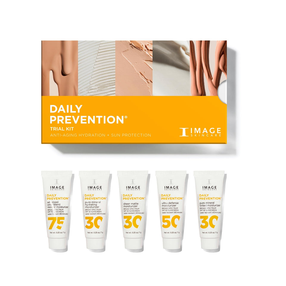 IMAGE Skincare Daily Prevention Ultra-Defense SPF50 moisturizer bottle for radiant hydration