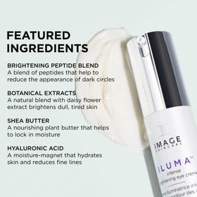 IMAGE Skincare ILUMA packaging design highlights premium formulation for the eye area