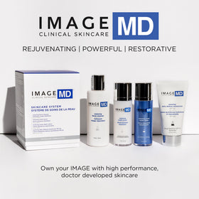 IMAGE Skincare MD Restoring Facial Cleanser closeup-texture hints at gentle exfoliation