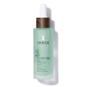 IMAGE Skincare ORMEDIC Balancing Serum bottle provides hydrating antioxidant protection for balanced skin.