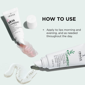 IMAGE Skincare Ormedic two-piece set for deep lip hydration and visible volume.