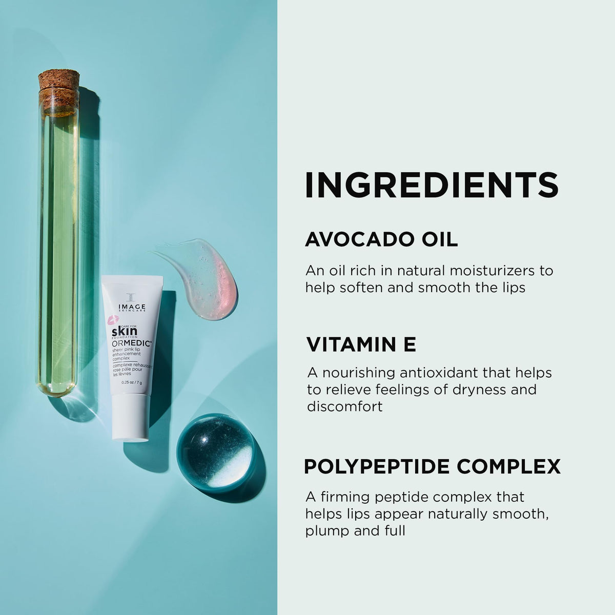 IMAGE Skincare Ormedic vitamin E nourishes and relieves dryness.