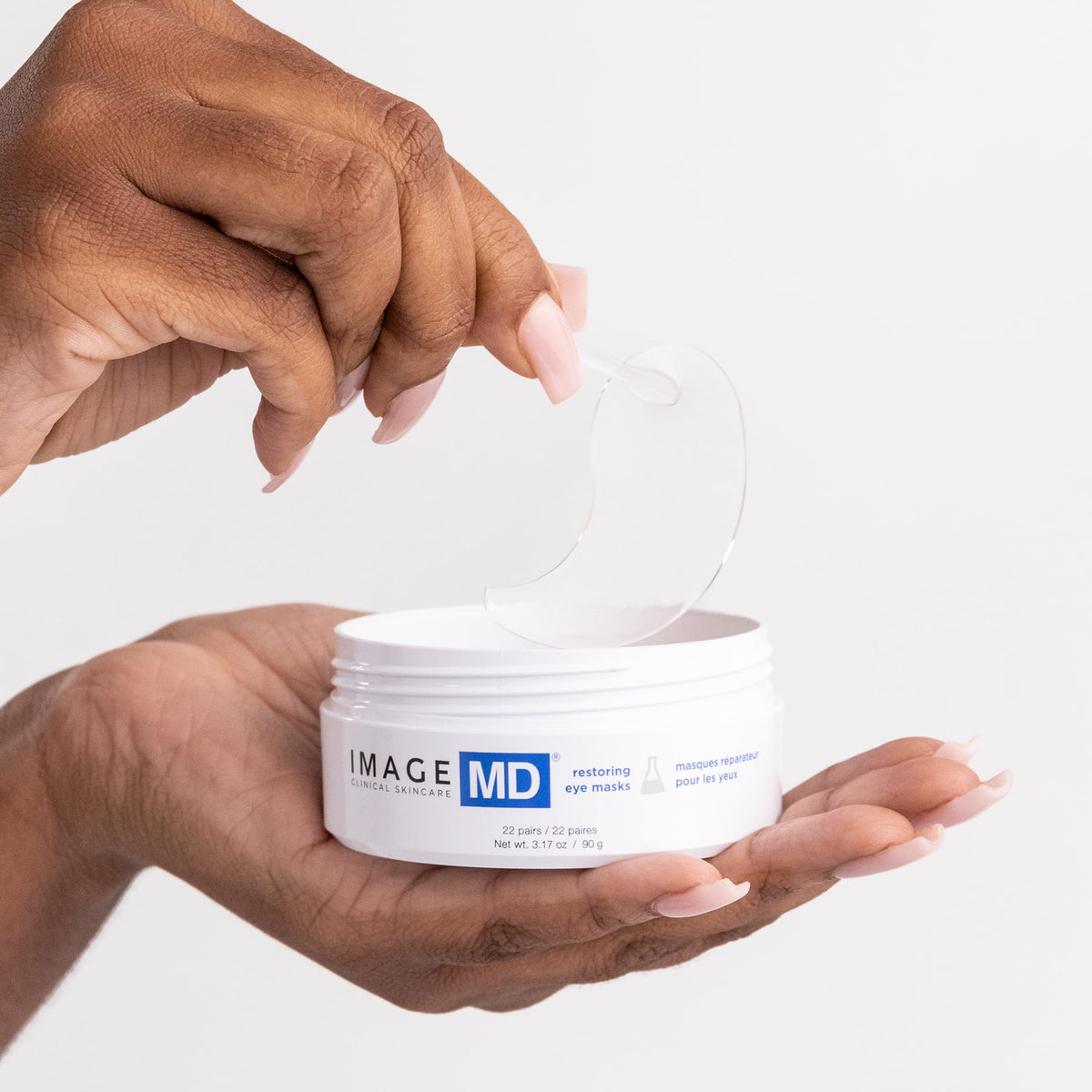 IMAGE Skincare Restoring Eye Masks use aloe for soothing under-eye comfort during long days.