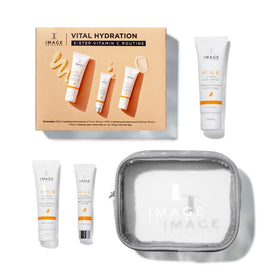 IMAGE Skincare Vital C cleanser bottle for makeup removal and skin prep.