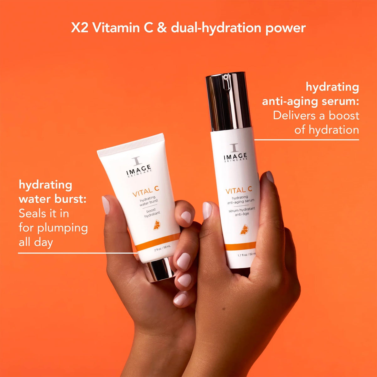 Packaging of IMAGE Skincare VITAL C Super Duo kit for routines