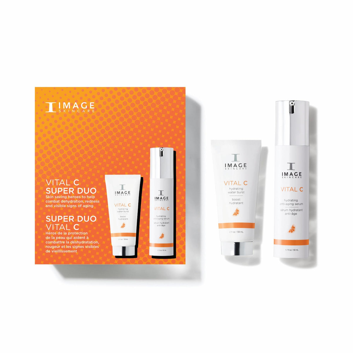 IMAGE Skincare VITAL C Water Burst bottle showing hydration and brightness