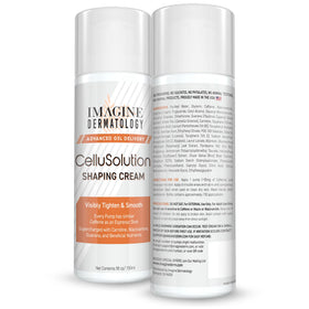 Imagine Dermatology CelluSolution applied to the arm for targeted use on problem areas.
