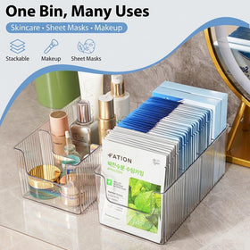 Imakmasion compact vanity storage fits on small counters and shelves.