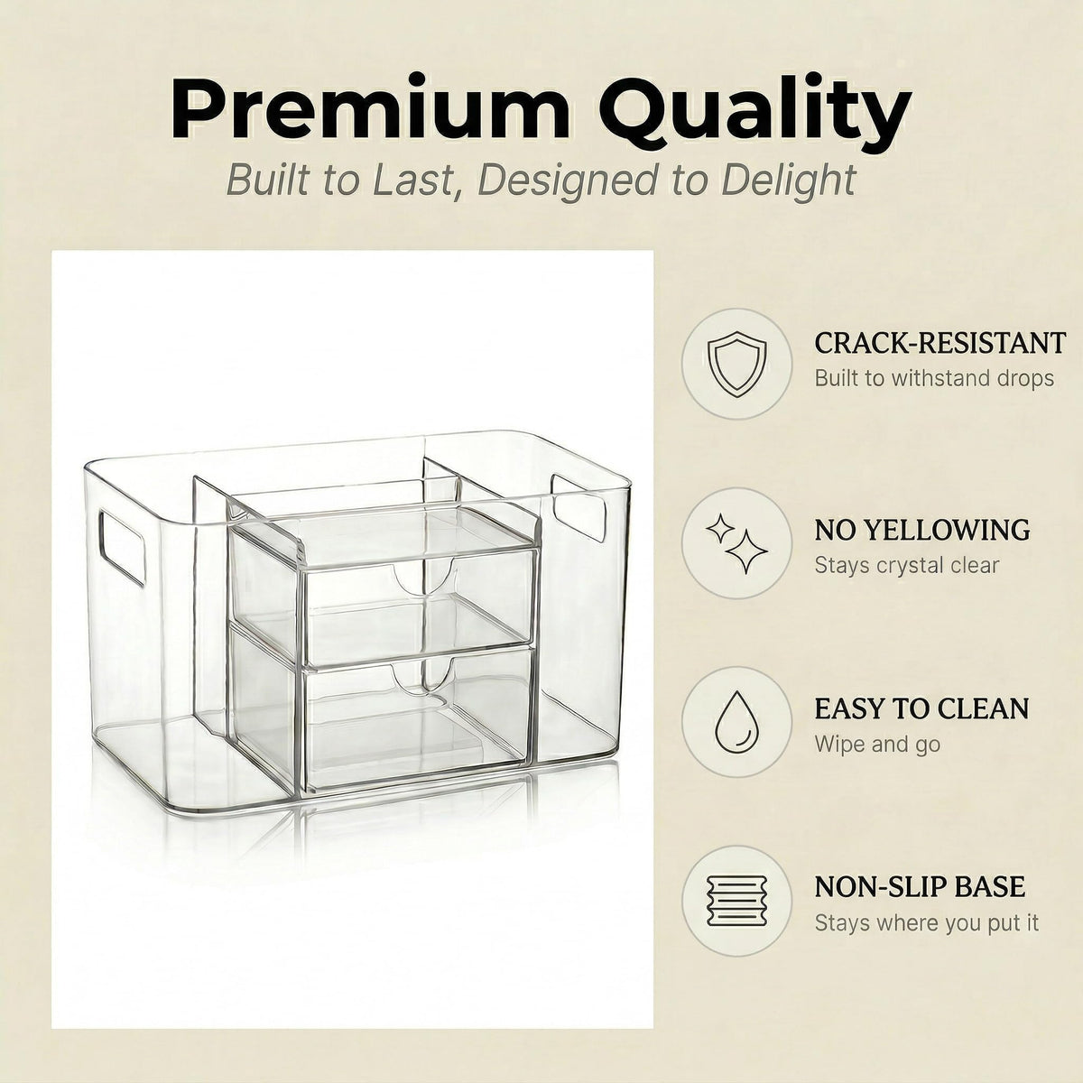 Imakmasion gift-ready organizer helps declutter dressing spaces.