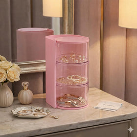 Imakmasion gift ready soft pink organizer for her vanity