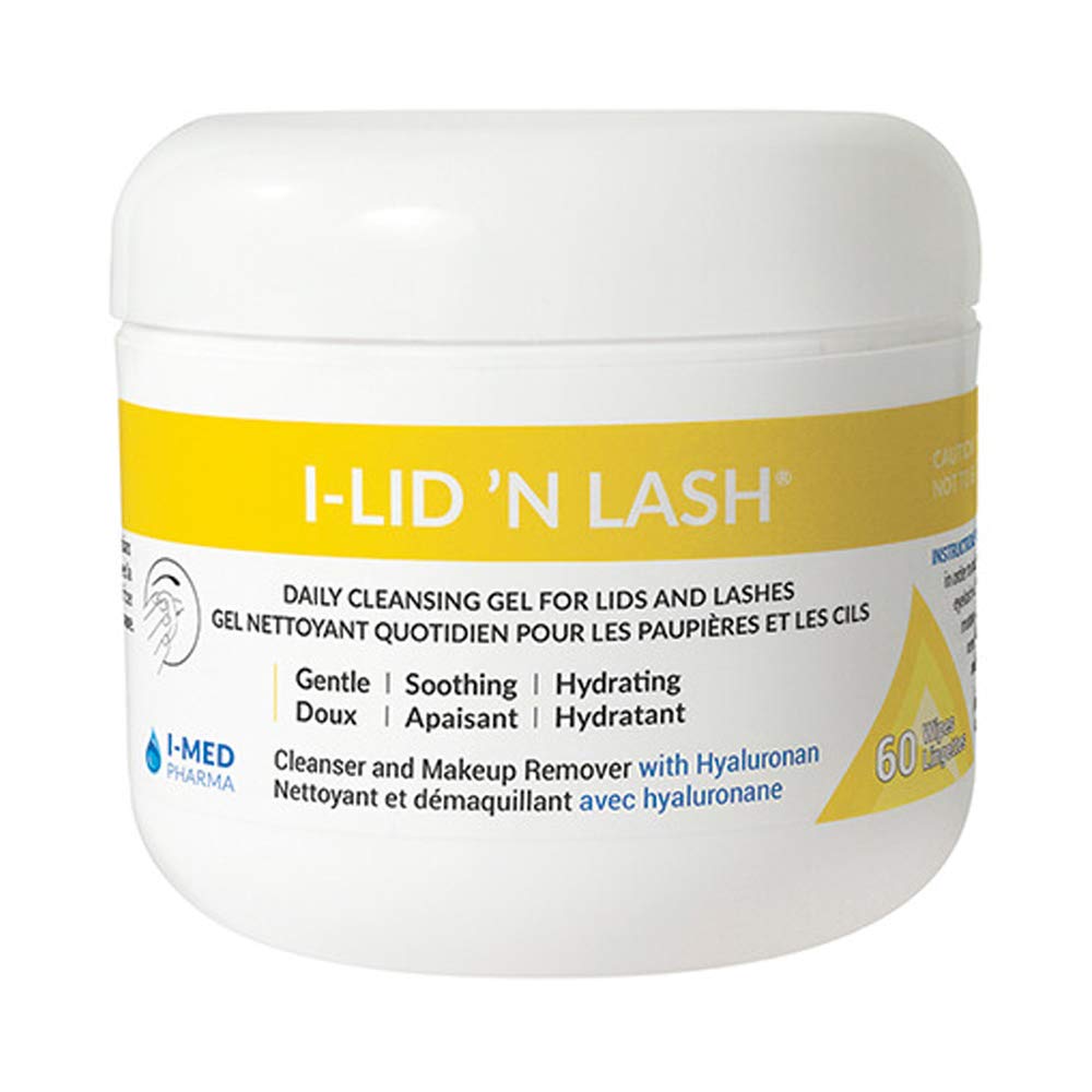 I-Lid 'N Lash wipes lid-lash cleanser cleans lids and lashes with hydrating relief
