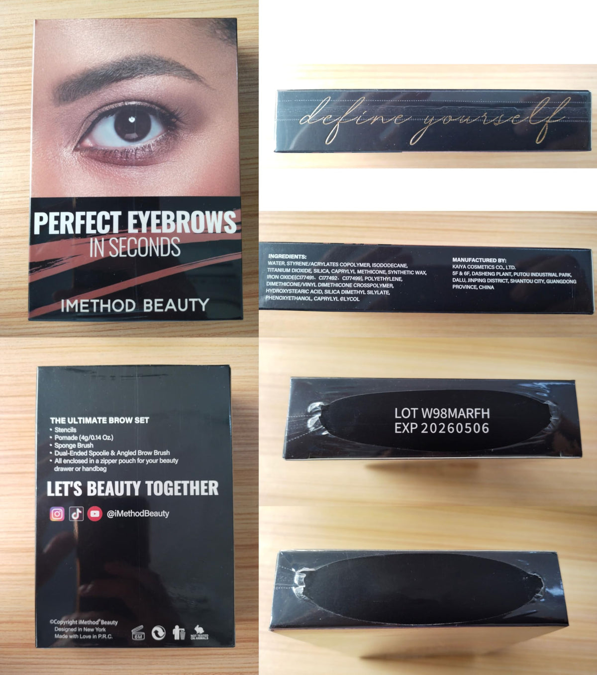 iMethod brow kit suited for both beginners and pros for efficient styling