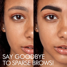 iMethod brow stencils in a compact case enabling versatile shapes