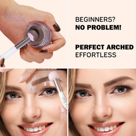 iMethod dual-ended angled brush for precise shaping