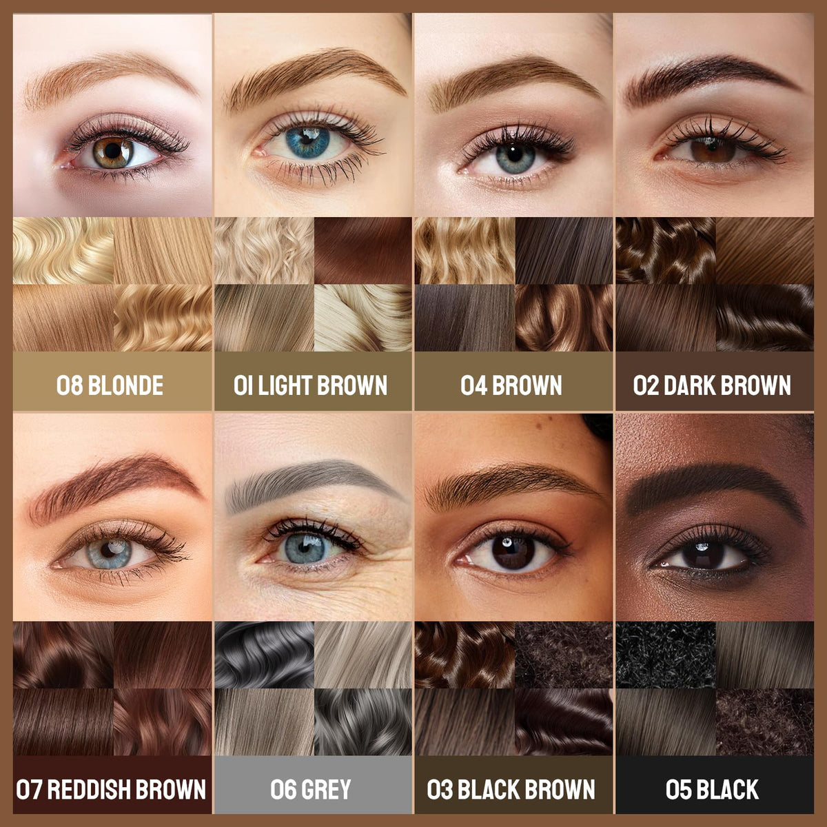 iMethod Eyebrow Pen fills sparse areas with hair-like strokes for fuller look.