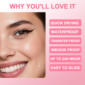 iMethod dual-ended pen delivers long-lasting wear with quick-dry formula.
