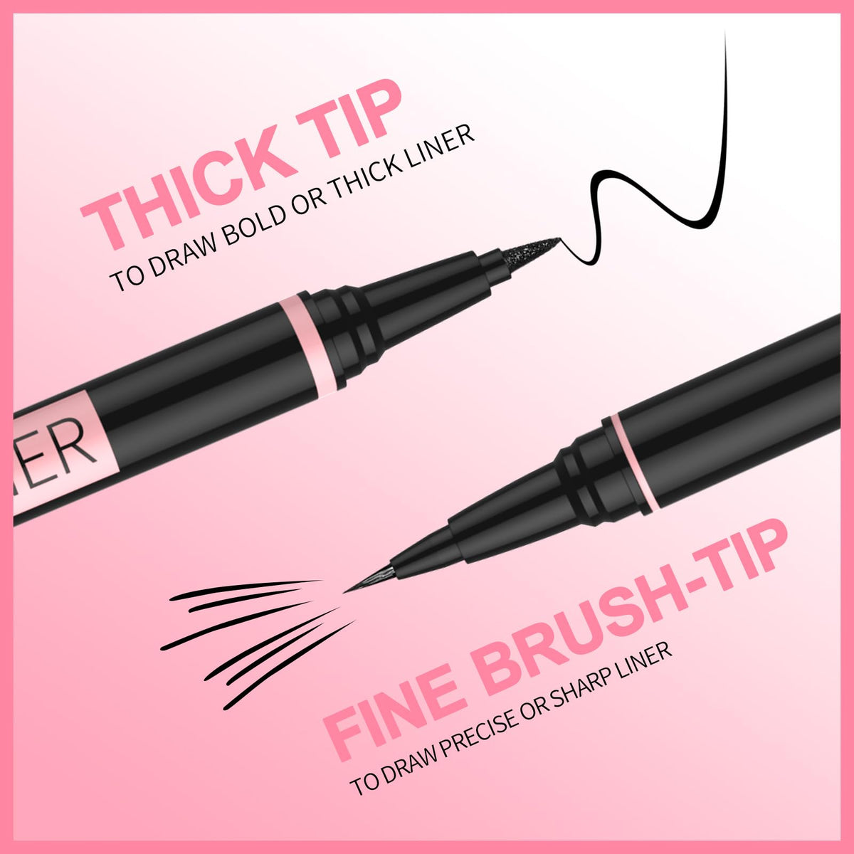 iMethod Liquid Eyeliner waterproof matte finish resists smudges.