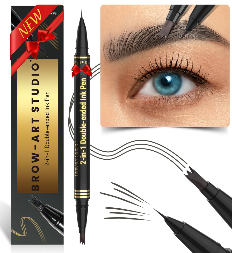 iMethod Microblading Eyebrow Pencil with 3-fork-tip creates hair-like strokes for natural brows.