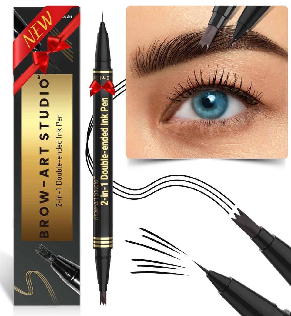 iMethod microblading eyebrow pencil with 3-prong tip for precise hair-like strokes