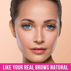 iMethod microblading 3-fork-tip close-up demonstrates precise brow filling for defined arches.