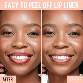 iMethod Peel-Off Lip Stain with Tweezer demonstrates precise lip line