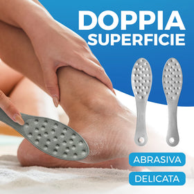 Imperial Feet stainless steel foot scraper coarse-side for thick calluses