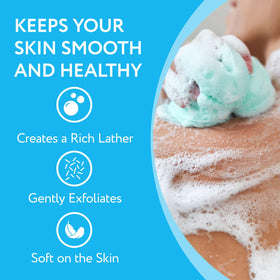 IMPRESA loofah scrubber durable recyclable material for long-lasting use