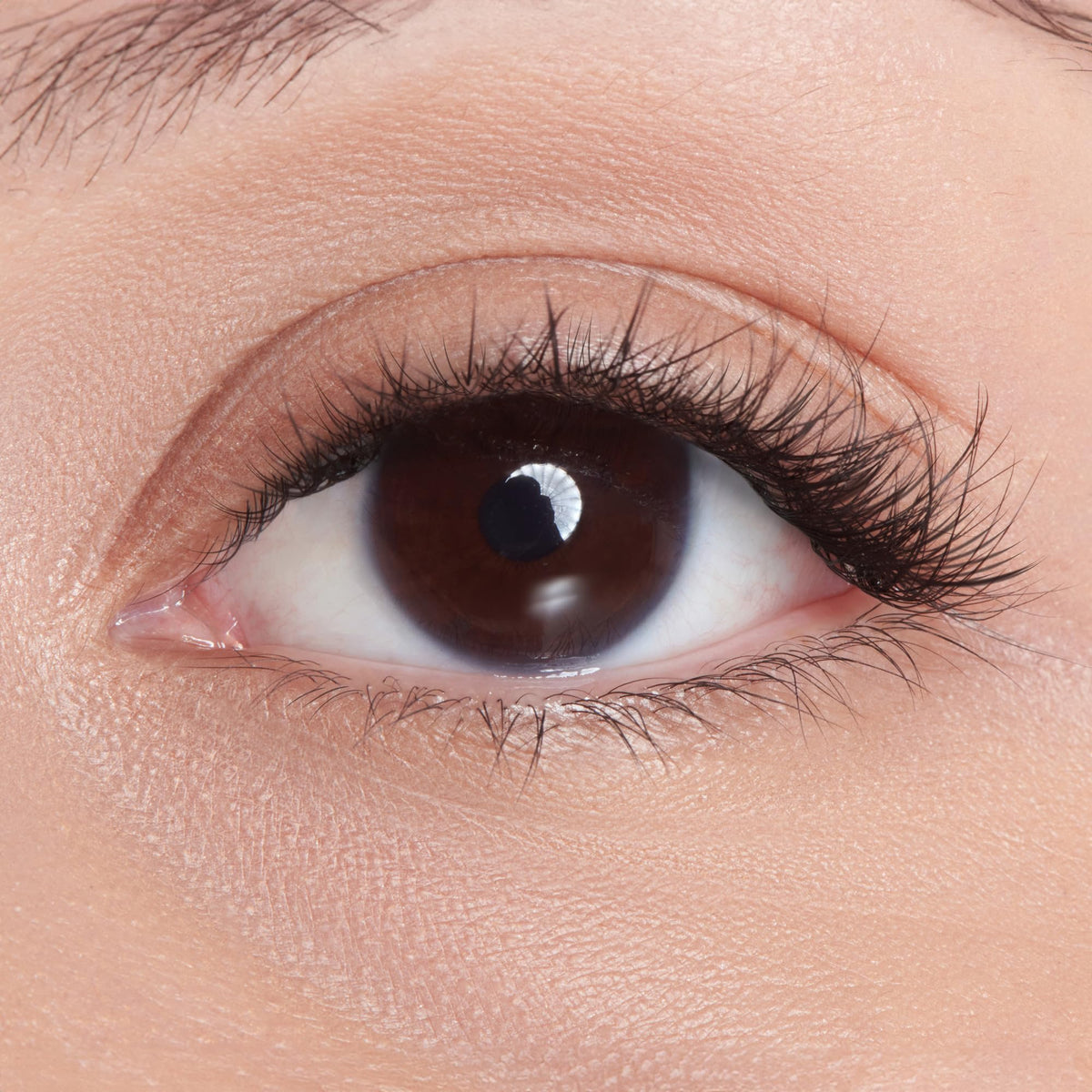 Precision non-stick applicator for clean lash placement on imPRESS Kiss lashes.