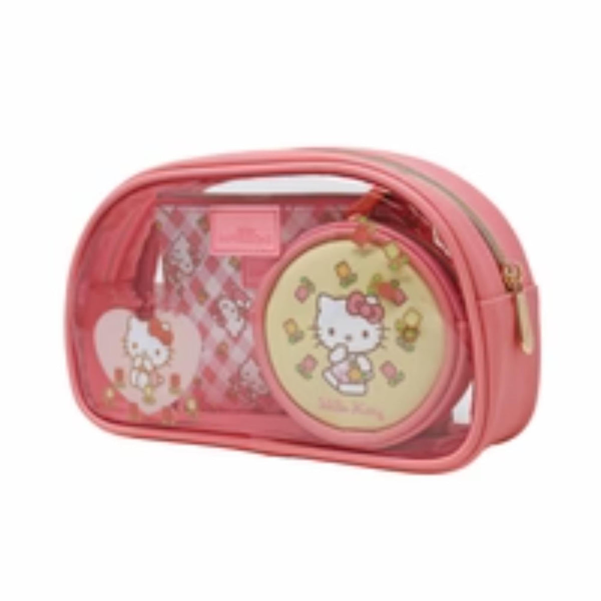 Impressions Vanity Hello Kitty small pouch with blossom motif for compact essentials