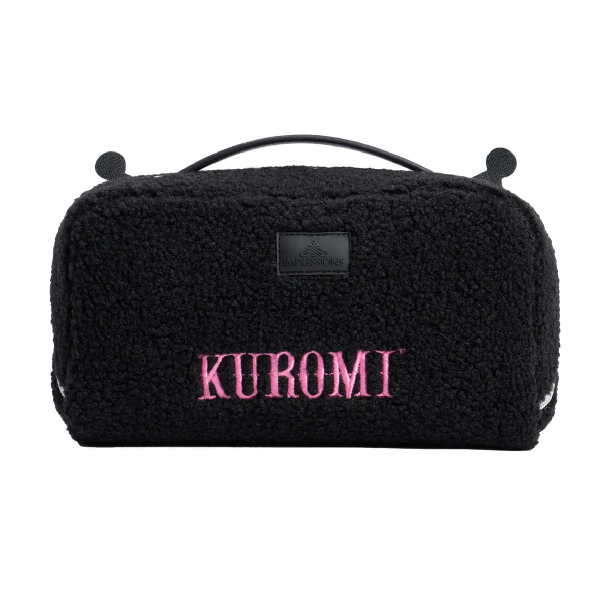 Impressions Vanity Kuromi top carry handle for easy transport.