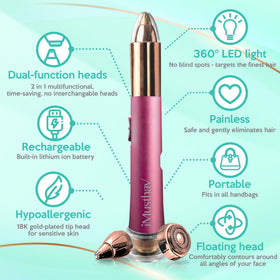 iMusthav 360-degree LED light helps reveal fine hairs for precision