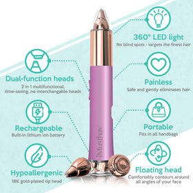 iMusthav eyebrow trimmer brow-shaping close-up for clean lines