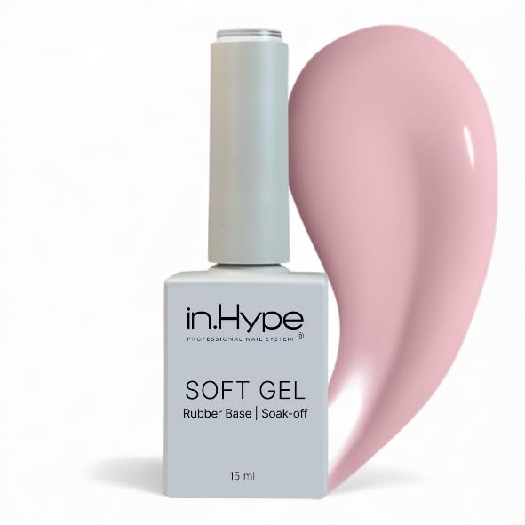 IN.HYPE N.HYPE Elastic Base bottle view highlighting thick, smooth base for weak nails